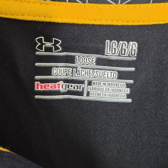 Under Armour | Mizzou Missouri Tigers Quarter Zip Pullover Loose HeatGear Large - Picture 3 of 4